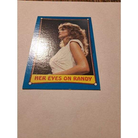 Vintage 1987 WWF Macho Man Randy Savage Elizabeth Sticker Puzzle Trading Card 4 - Picture 3 of 4